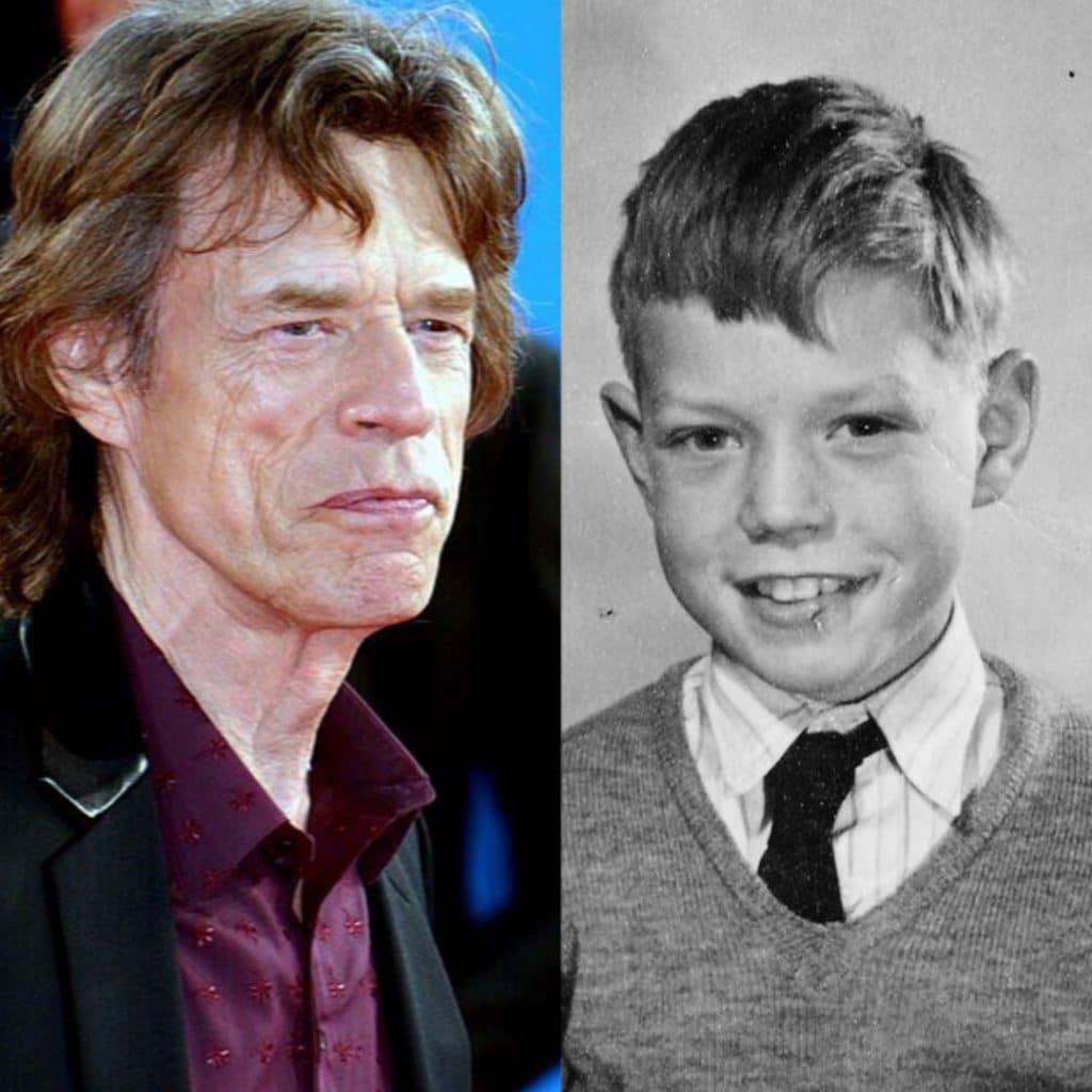 Mick Jagger young and older!