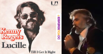 Kenny Rogers singing "Lucille"