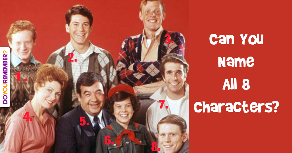 Can You Name All 8 Happy Days Characters?