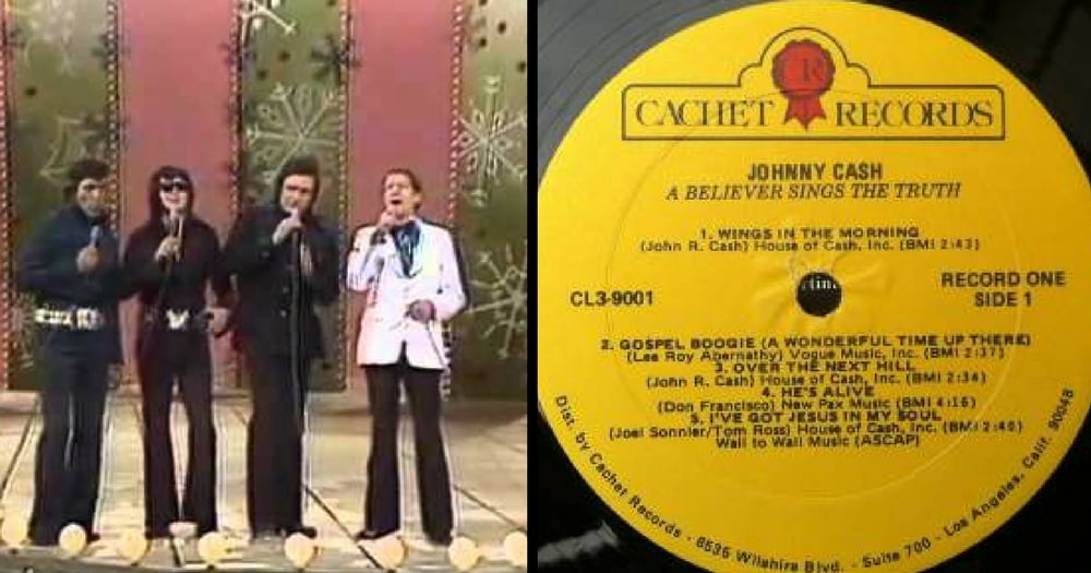 Johnny Cash, Carl Perkins, Jerry Lee Lewis, and Roy Orbison Pay Tribute To Elvis On 1977’s Johnny Cash Christmas Show