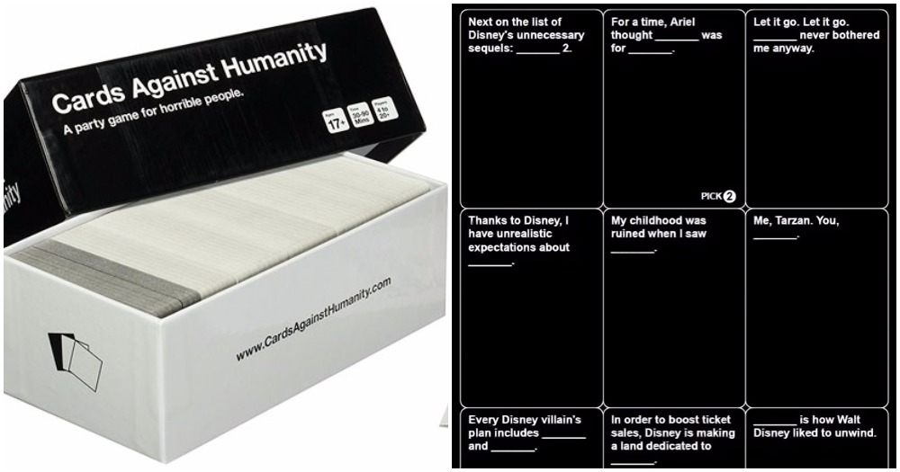 Disney ‘Cards Against Humanity’ Are About To Be Released And OMG