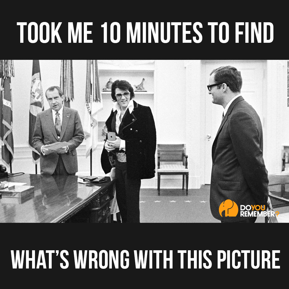 What’s Wrong with this Elvis and President Nixon Picture?