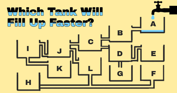 Which Tank Will Fill Up First?