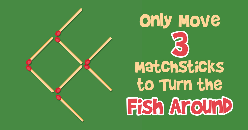 There are 2 Ways of Turning this Fish Around, Can you Find them?
