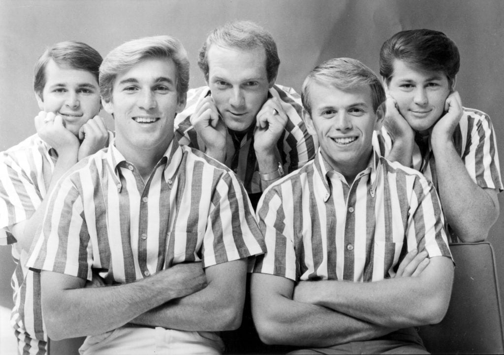 1960's photo of The Beach Boys