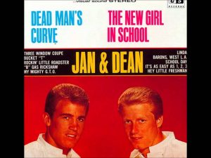 Jan & Dean's 45 rpm record "Dead Man's Curve"