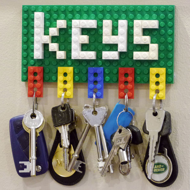 lego key holder inventions