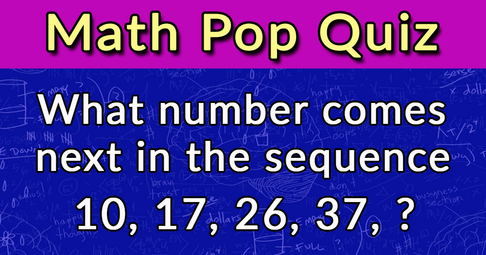 Can You Answer These 3 Math Questions?