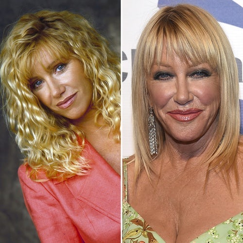Suzanne Somers of TV show Step by Step 'Then and Now'