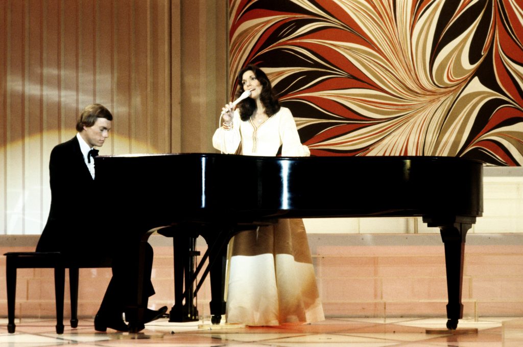 The Carpenters in 1978 performing at ABC's 25th Anniversary Special