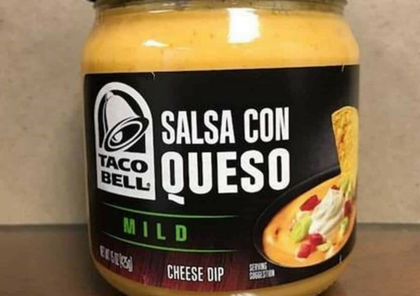 salsa con queso