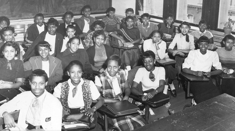 black students 1955