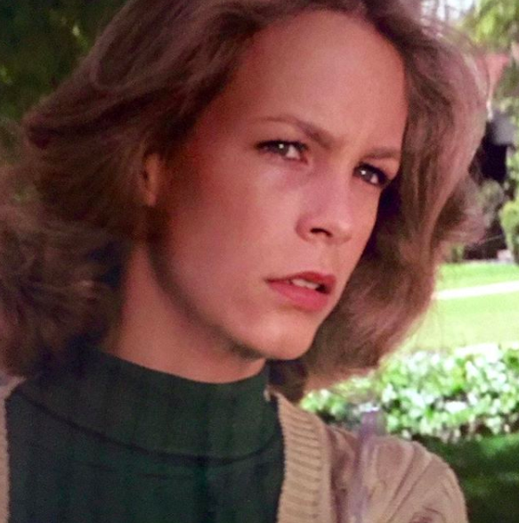 Jamie Lee Curtis With A Serious Face
