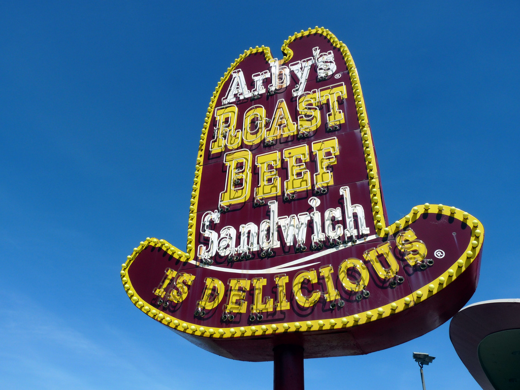 arbys sign 