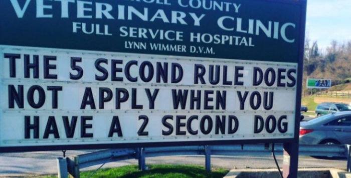 five second rule 