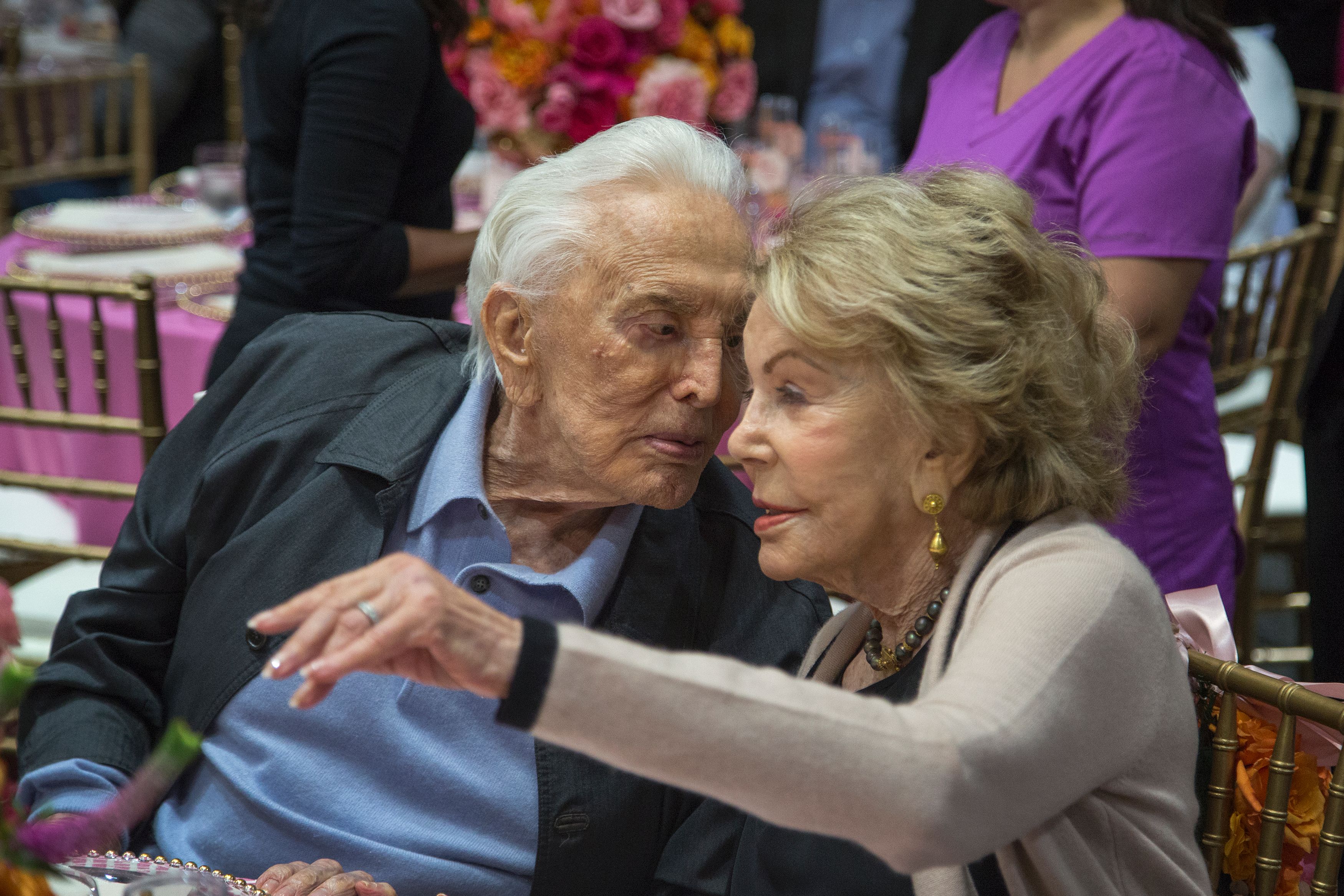 kirk douglas and anne buydens