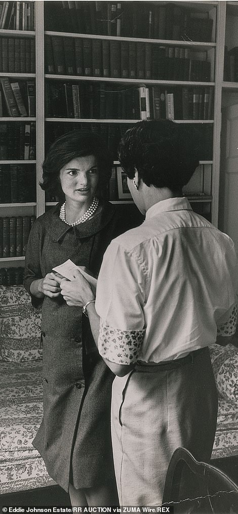 Jackie Kennedy and her personal secretary