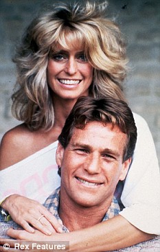 Ryan O'Neal and Farrah Fawcett