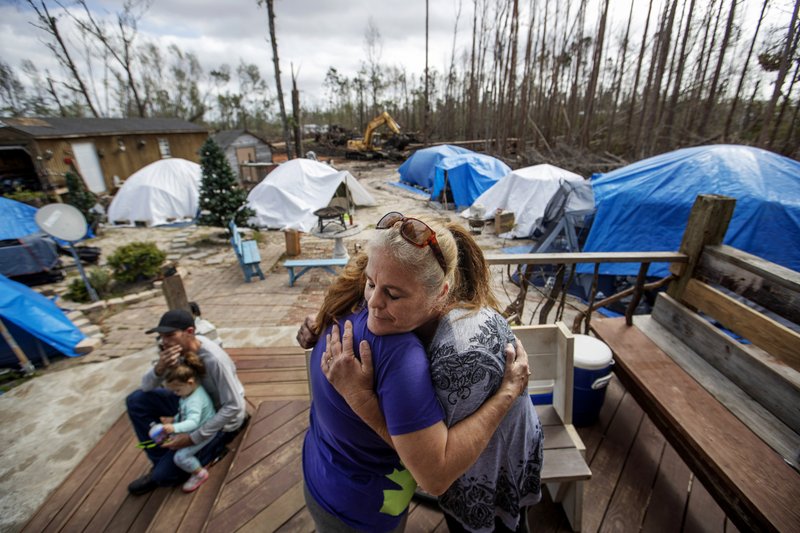 Shelly Summers helps Hurricane Michael victims