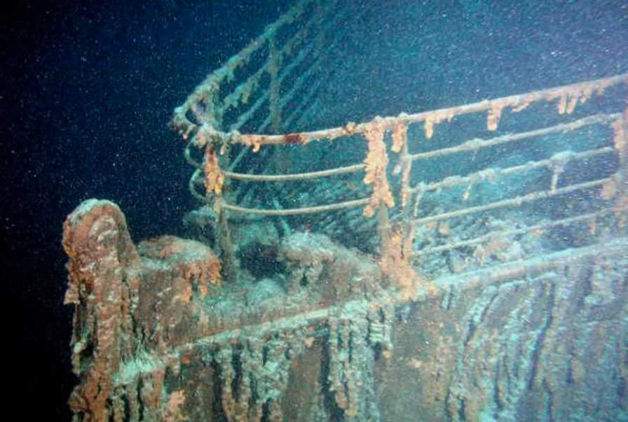 Wreckage from the Titanic