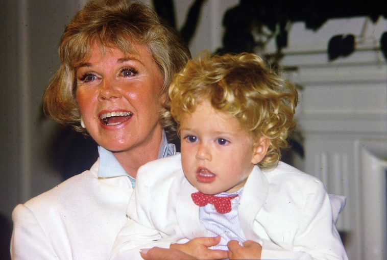 Doris Day with grandson Ryan Melcher