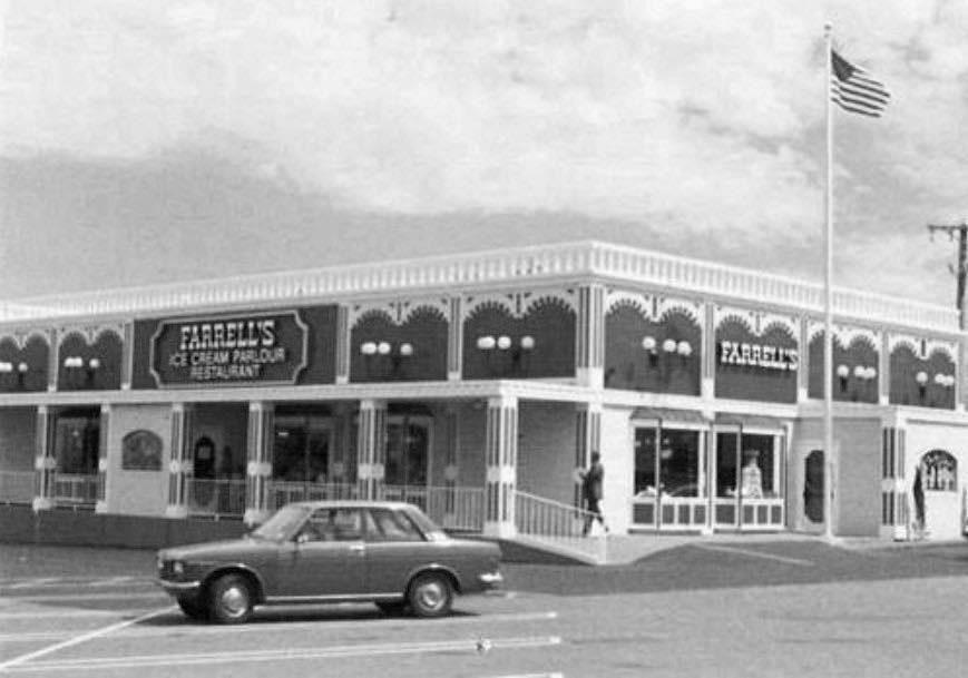 Farrell's Ice Cream Parlour in the 1970s