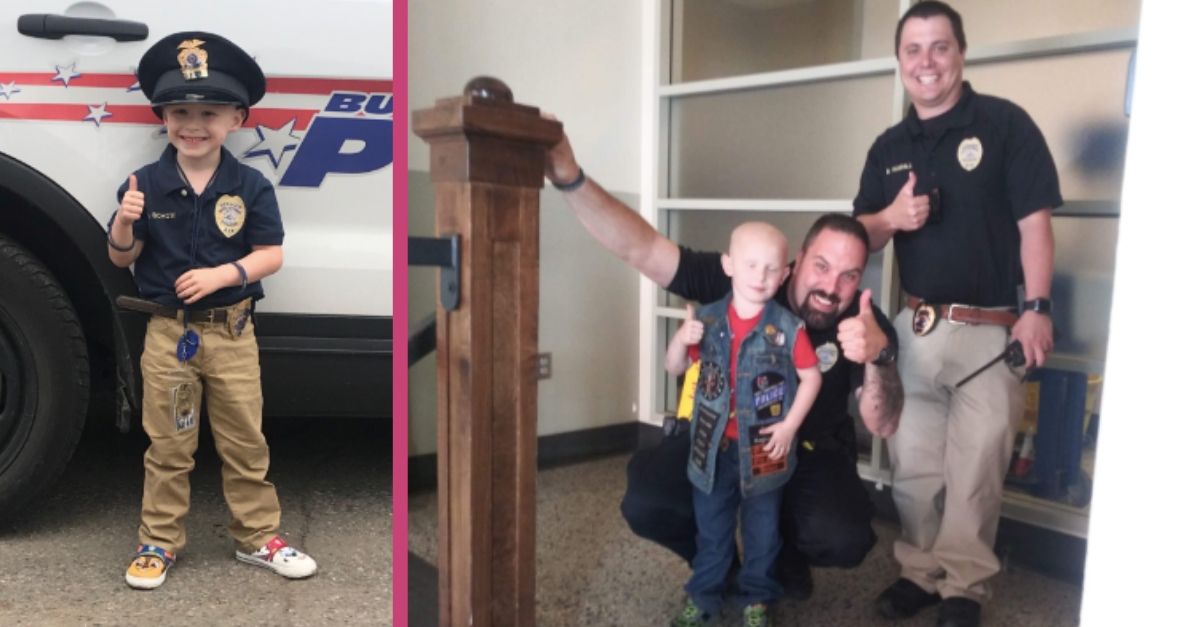 Child With Cancer Becomes Honorary First Responder