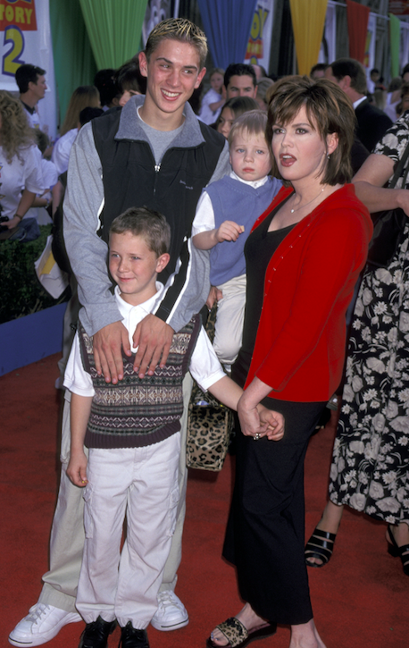 Marie Osmond and her family, including Michael Blosil