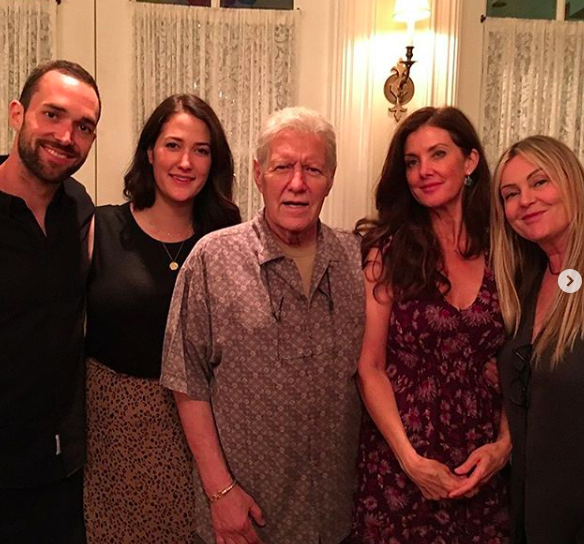 alex trebek and family for his birthday