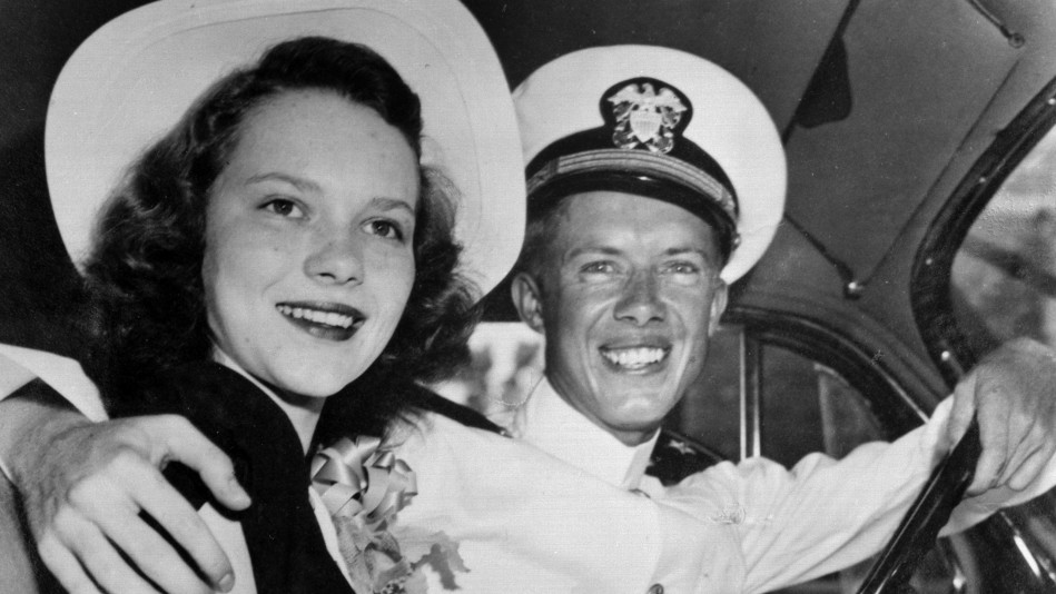 Young Jimmy and Rosalynn Carter 