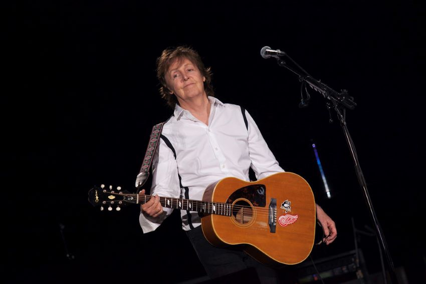 paul mccartney performing