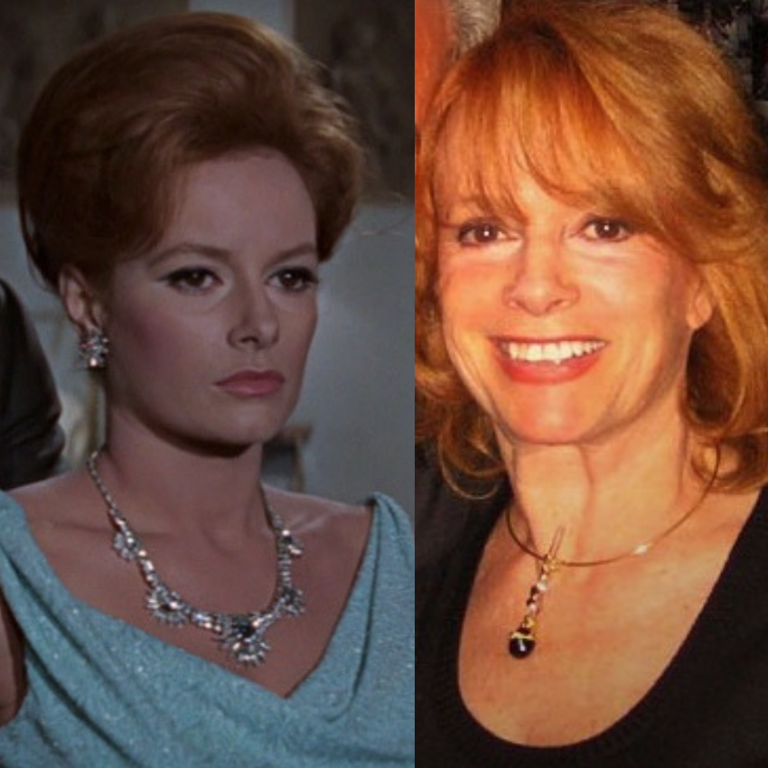 Luciana Paluzzi as Fiona Volpe and also more recent.