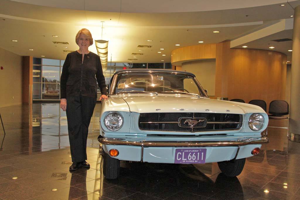 gail wise and her ford mustang 