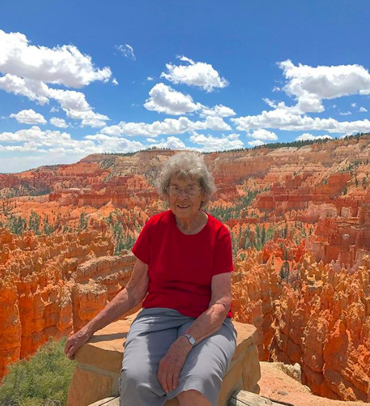 grandson takes grandma to all national parks