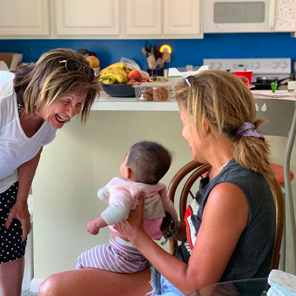 Hoda Kotb, Sameha Kotb, and baby Hope