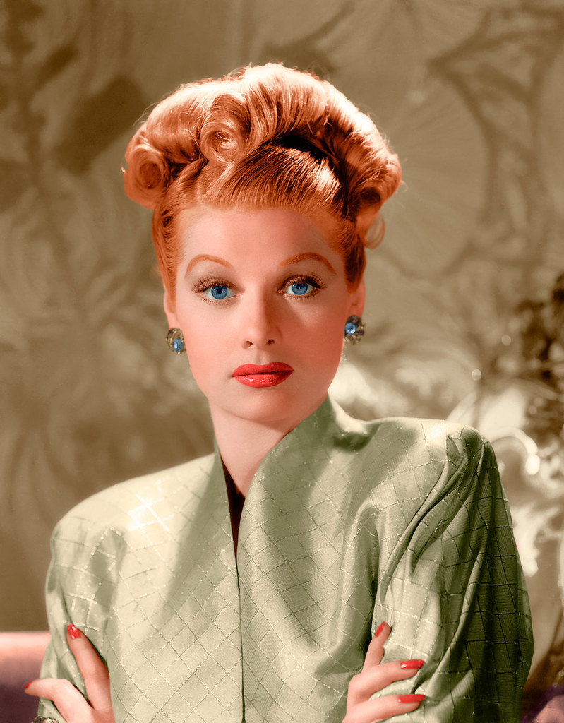 lucille ball red hair