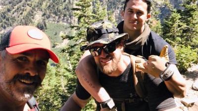 A veteran carried a fellow Marine up a mountain after he lost his legs in Afghanistan