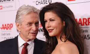 Catherine Zeta-Jones and Michael Douglas