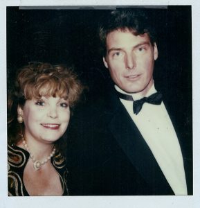 Christopher Reeve and Terrie Frankel at the Cable ACE Awards. 