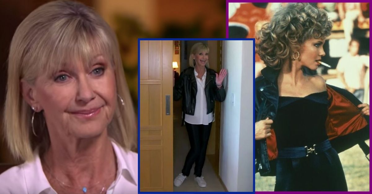 Olivia Newton-John Puts On Iconic 'Grease' Costume And Talks About Cancer Diagnosis