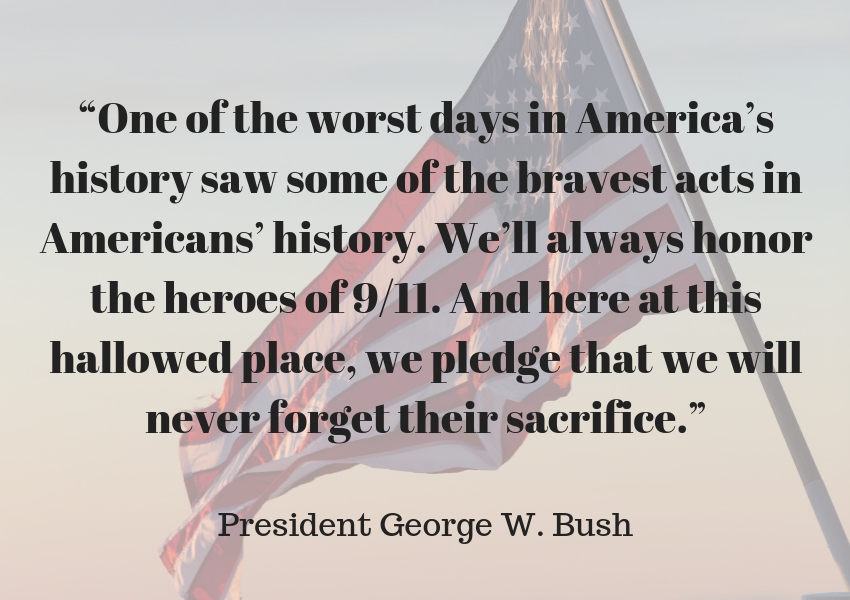 President George W. Bush 9/11 quote 