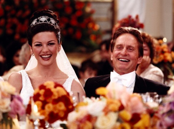 catherine zeta-jones posts birthday pic with Kirk Douglas