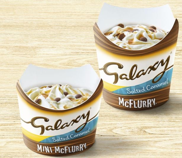 galaxy salted caramel mcflurry
