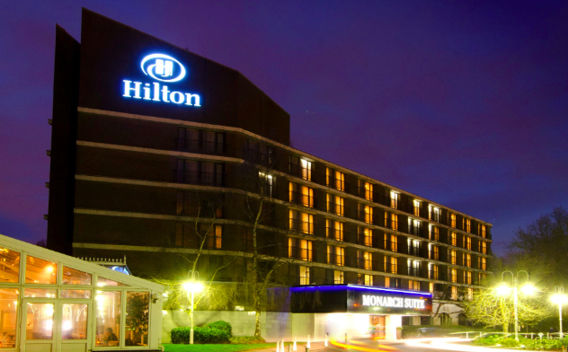 one of the many hilton hotels