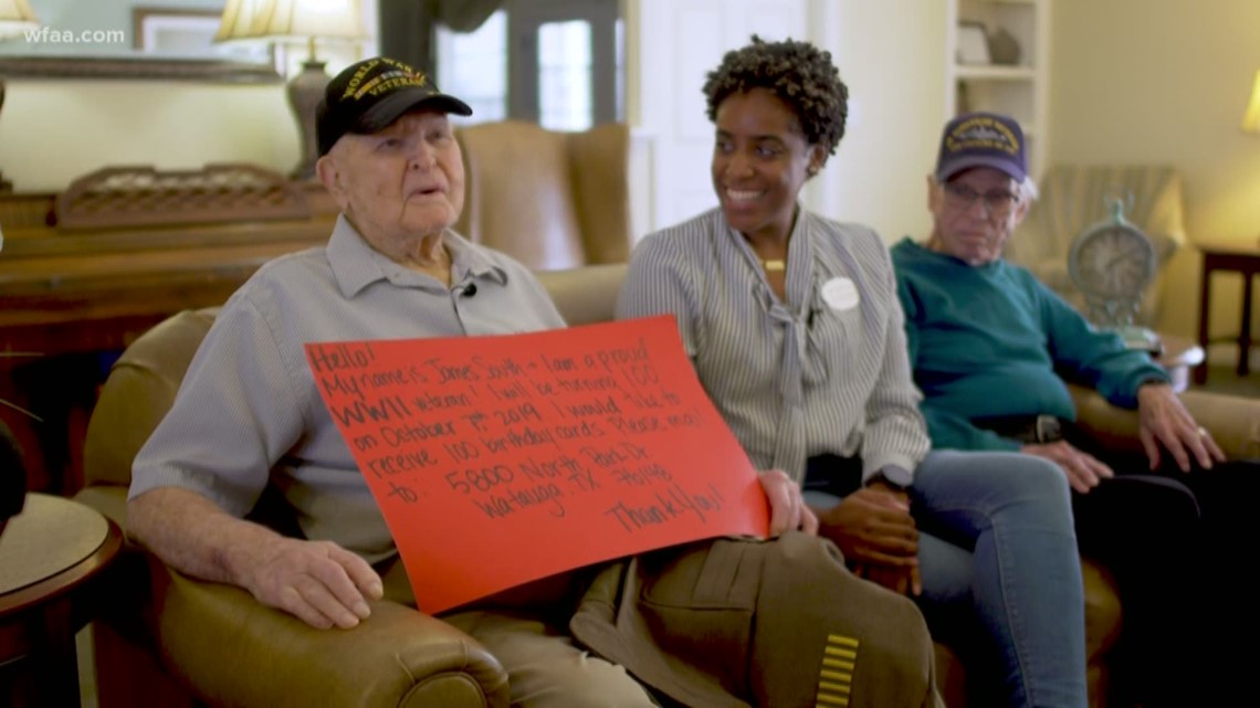 wwii veteran wants 100 cards for his 100th birthday