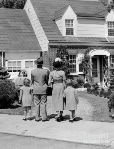 Families do what they can to be comfortable, then and now