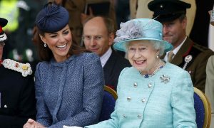 Queen Elizabeth and Duchess Meghan