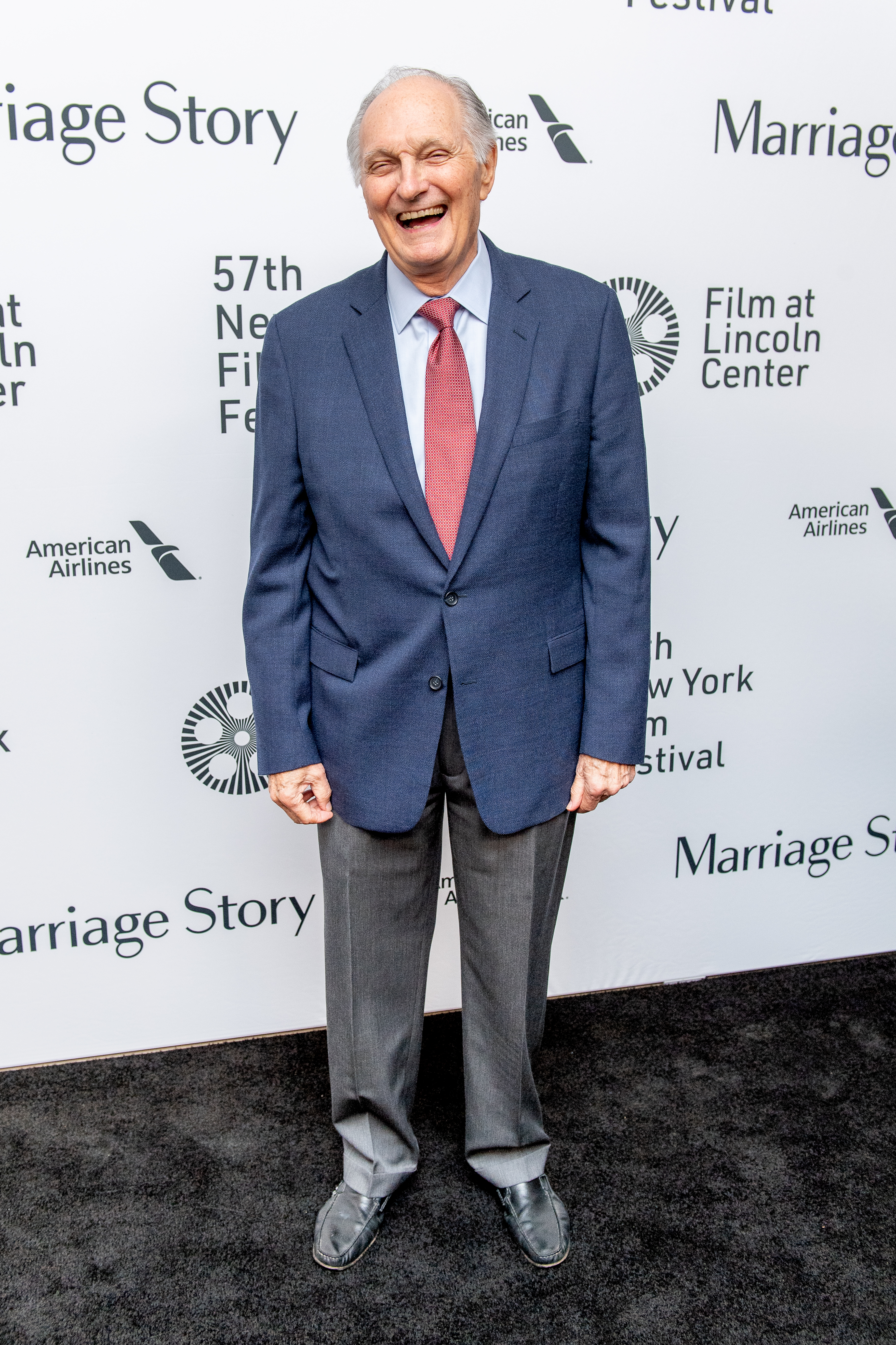 alan alda marriage story premiere laughing 