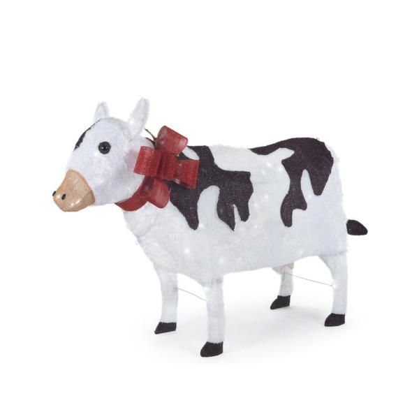 home depot selling a light-up yard cow