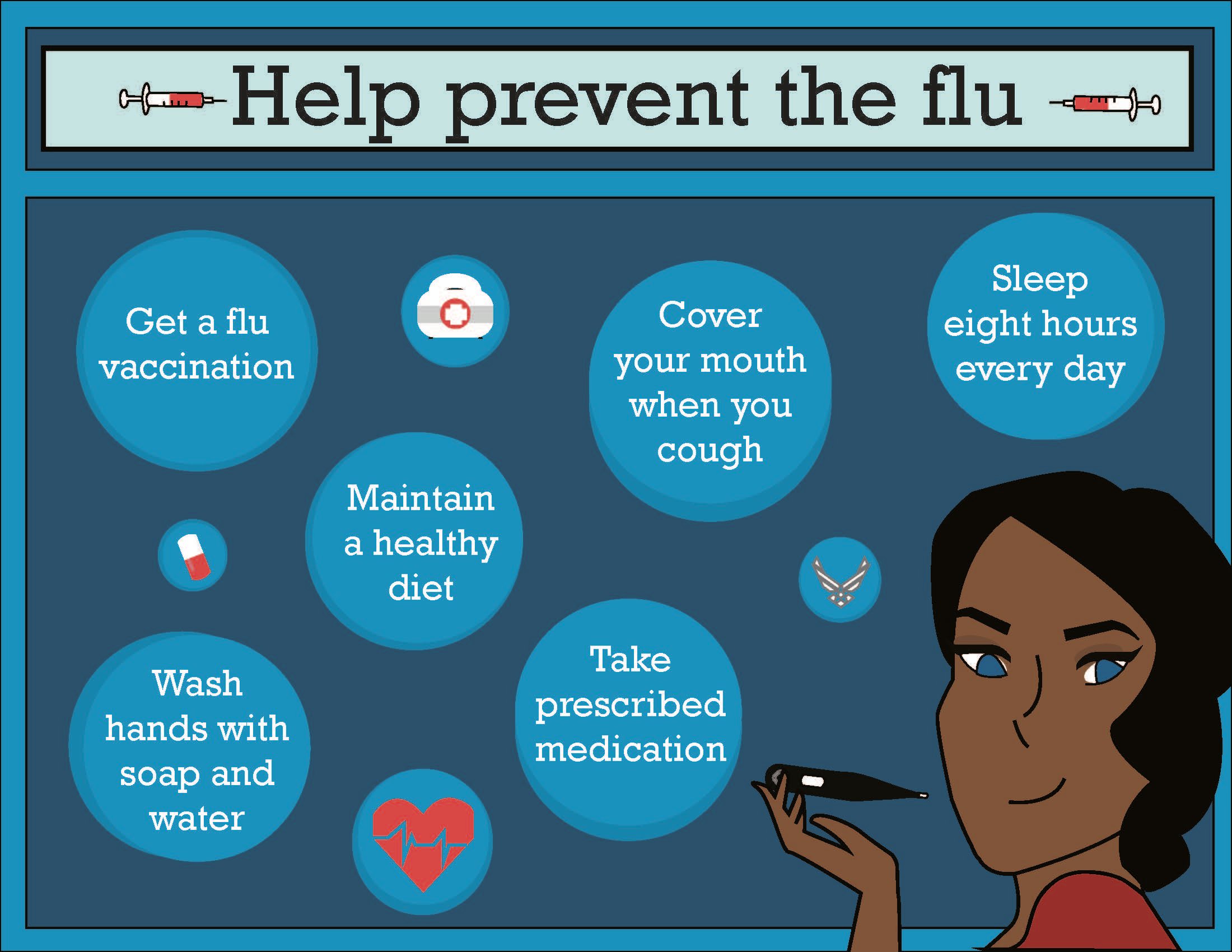 flu prevention infographic 